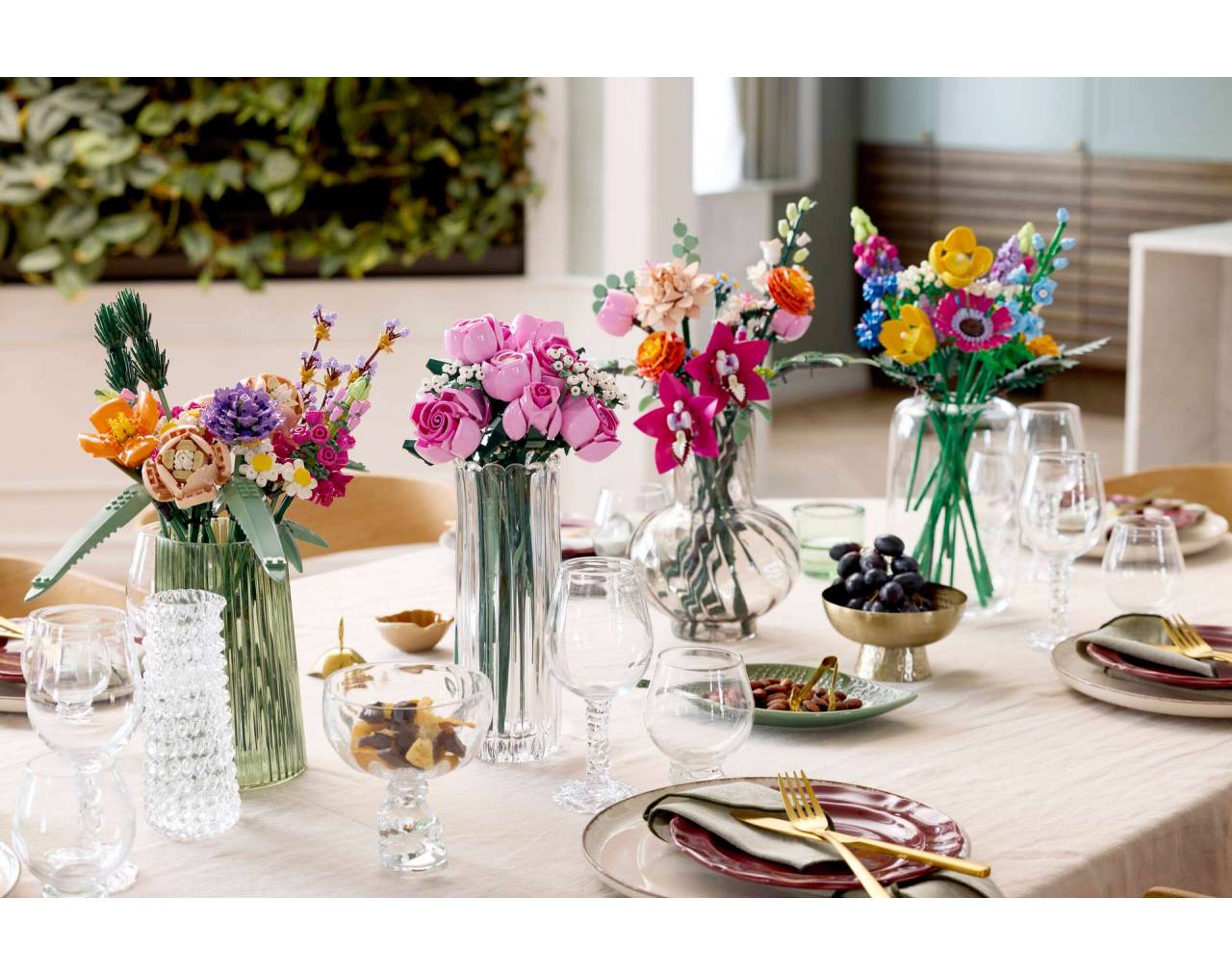 Ramo de Rosas Rosadas - Lego