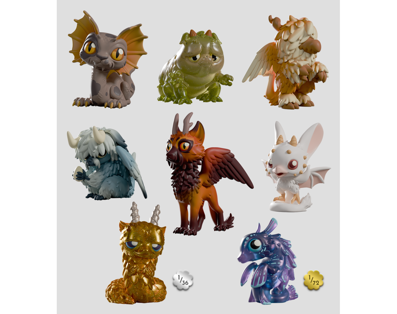 Chimeric Dragons Blind Box - Kaleidos Creative 