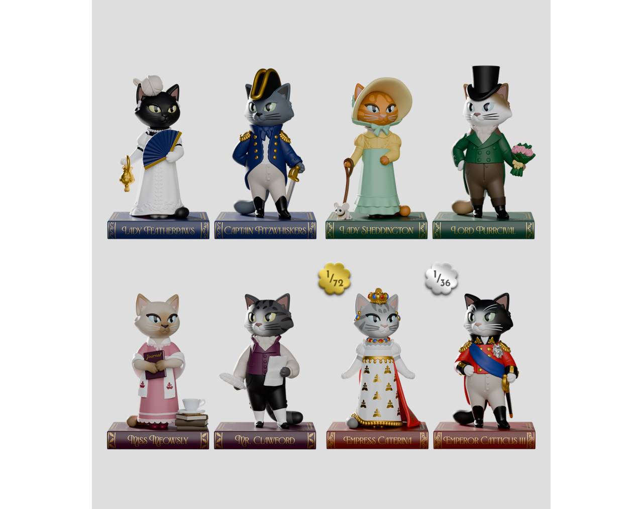 Regency Cats Blind Box - Kaleidos Creative (Caja sorpresa) 