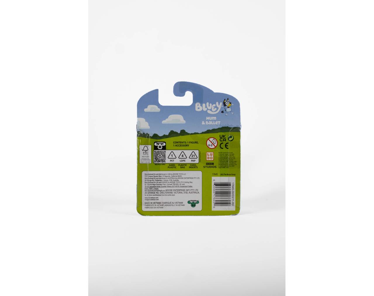 MUM & BALLET - BLISTER BLUEY MOOSE