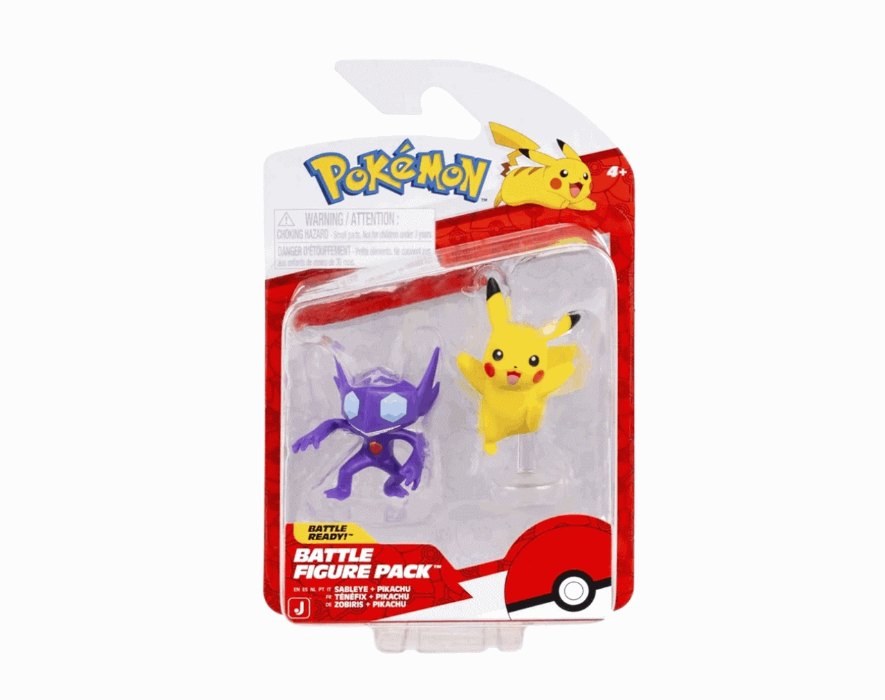 Battle Figure Pack: Sableye & Pikachu  - Jazwares