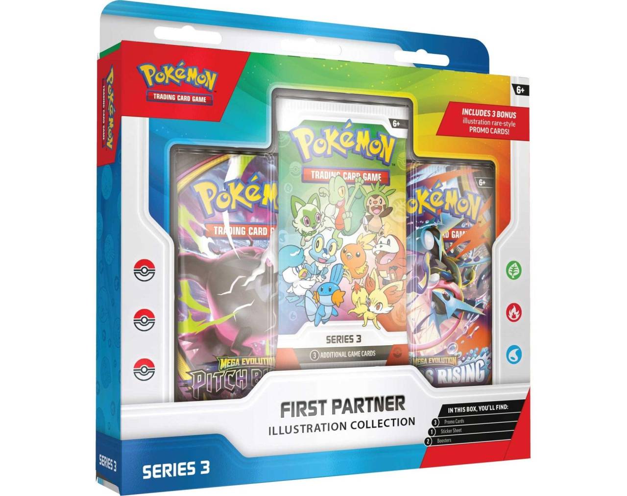 Pokémon TCG: First Partner Illustration Collection - Series 3 en inglés
