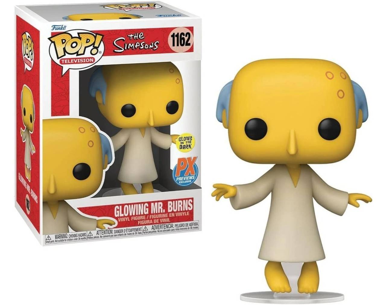  Glowing Mr. Burns 1162 Pop! Vinyl