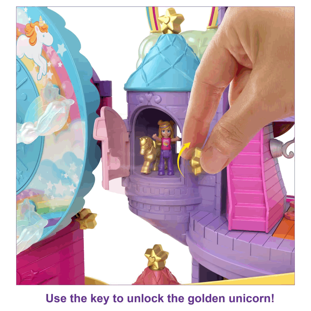 Polly Pocket Rainbow Funland Theme Park - Parque Diversiones Fantasía