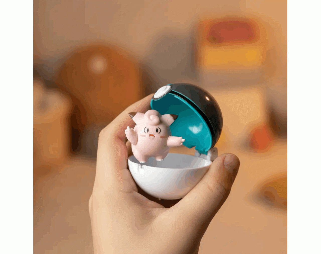 Pokémon Clip 'N' Go: Clefairy & Poké Ball - Jazwares
