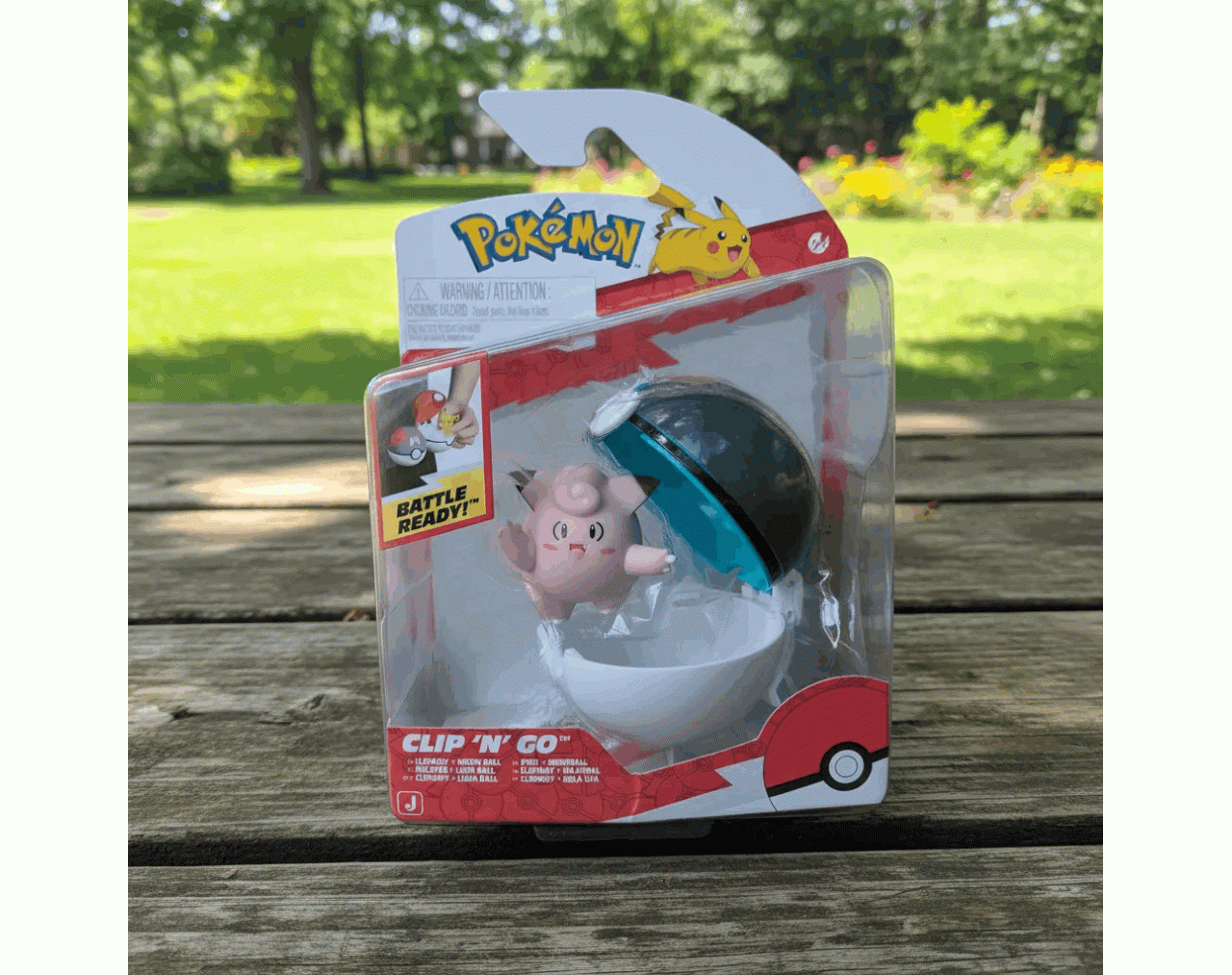 Pokémon Clip 'N' Go: Clefairy & Poké Ball - Jazwares