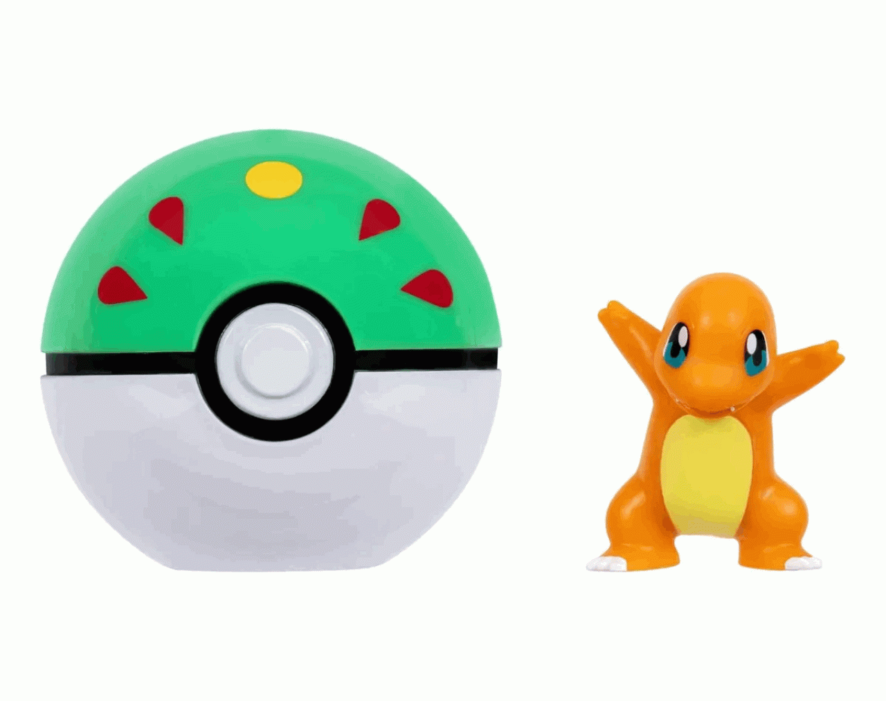Pokémon Charmander Clip N Go Con Friend Ball - Jazwares