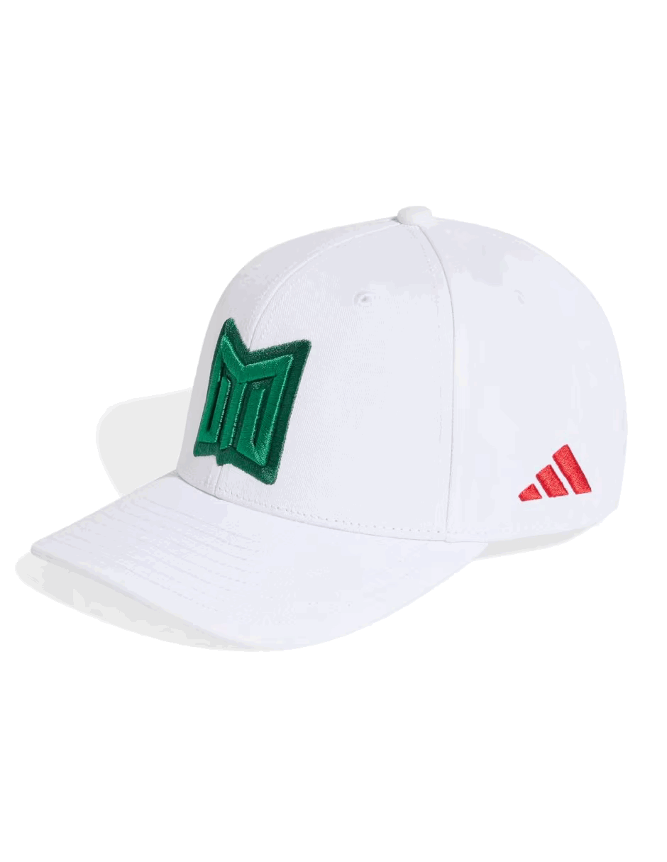 Gorra semicurva snapback para Fútbol Fifa World Cup Selección Nacional de México unisex Blanca 