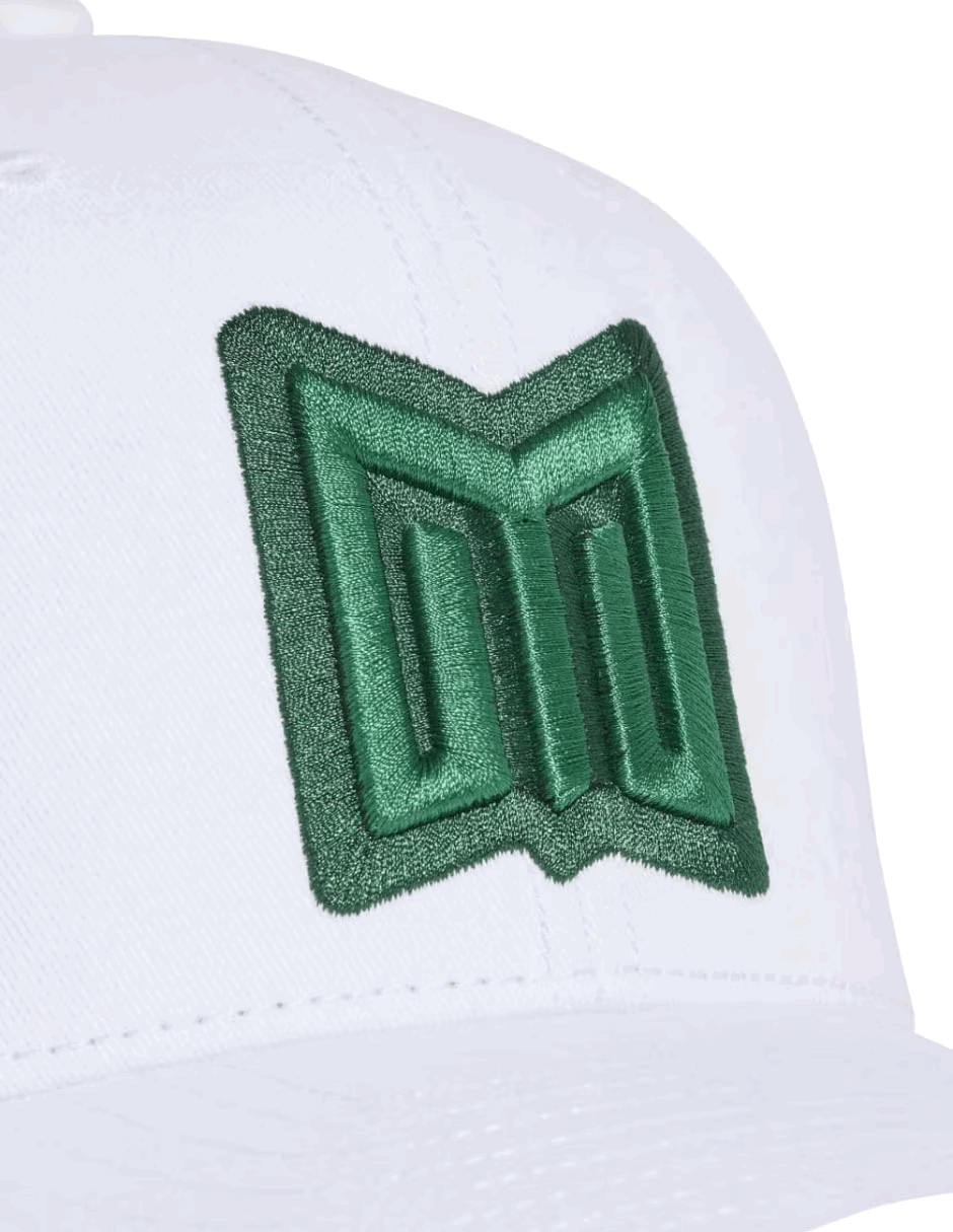 Gorra semicurva snapback para Fútbol Fifa World Cup Selección Nacional de México unisex Blanca 