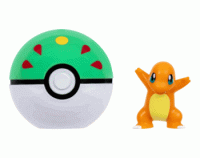 Pokémon Charmander Clip N Go Con Friend Ball - Jazwares