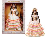 Barbie Signature Muñeca de Colección Día de Muertos 2025 (modelo JBJ05) con Vestido, Corona de Cempasúchil.