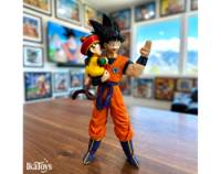 Figura Goku Y Gohan Niño Dragon Ball de PVC 29 cm Colección